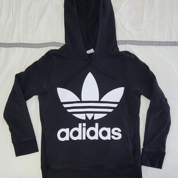 adidas Tops - ADIDAS ORIGINALS WOMEN'S TREFOIL HOODIE #CE2408 BLACK